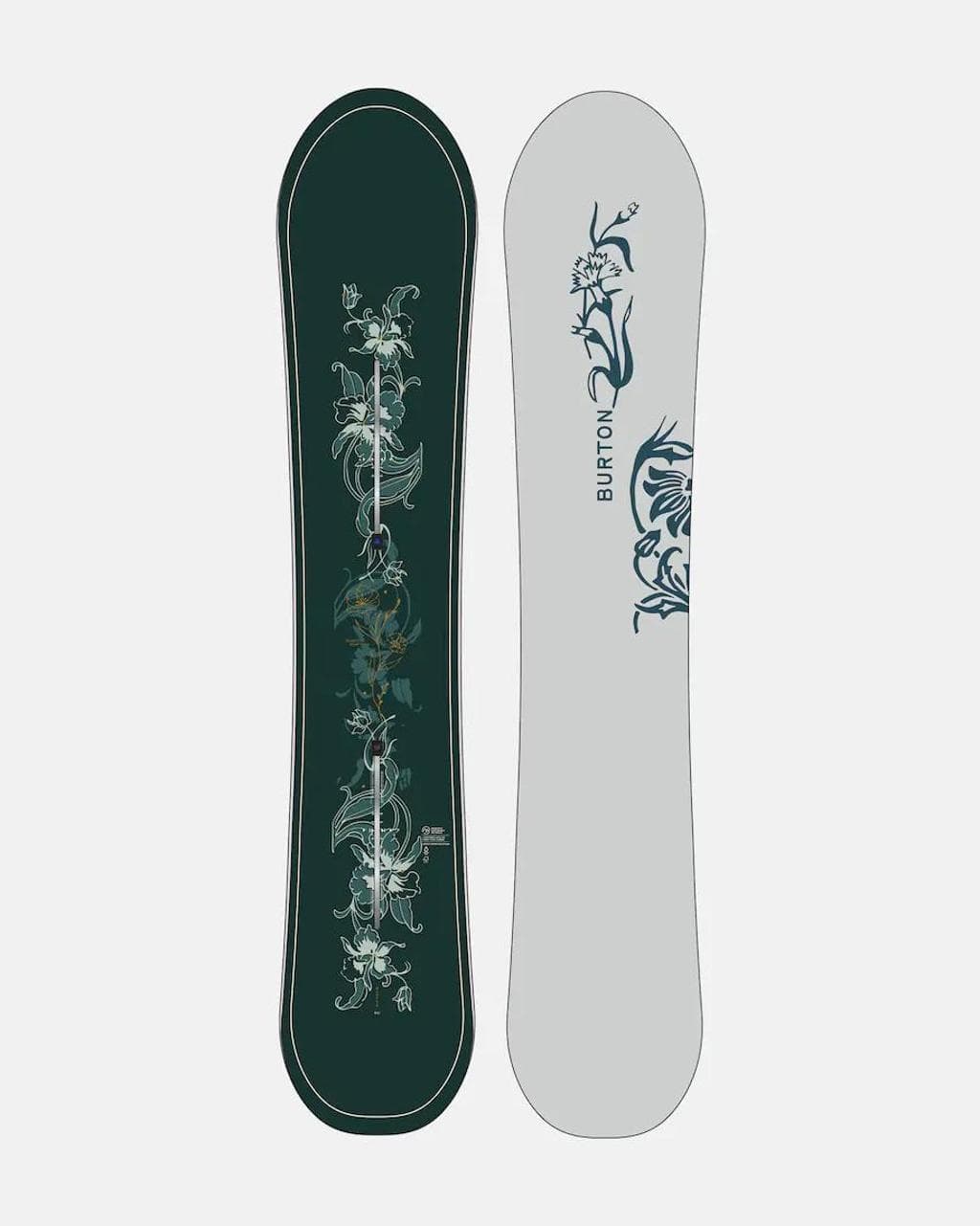 Planche de snowboard Burton Counterbalance Camber gris foncé blanc - 154