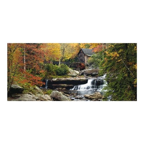 AG ART Watermill waterfall, photo murale intissée, 202 x 90 cm, 1 part