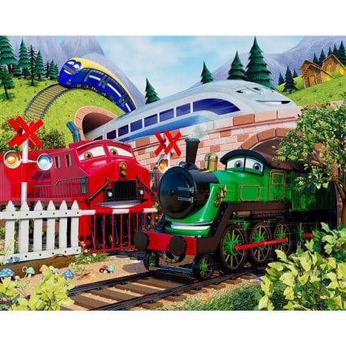 WALLTASTIC Papier peint mural Walltastic train aventure 305X244 CM