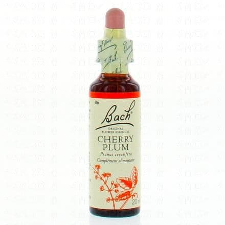 FLEURS DE BACH Original n°06 Cherry plum fleurs de bach flacon 20 ml