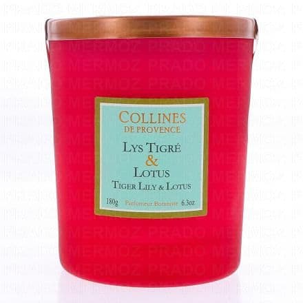COLLINE DE PROVENCE Lys Tigré & Lotus Bougie Parfumée 180g